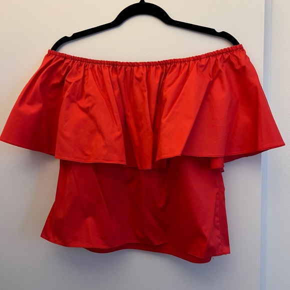 Nicholas Off the Shoulder Ruffle Top - Picture 3 of 11